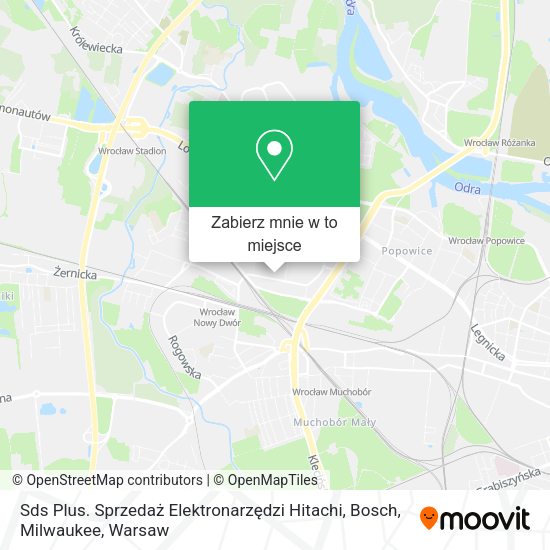 Mapa Sds Plus. Sprzedaż Elektronarzędzi Hitachi, Bosch, Milwaukee