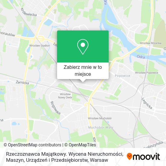 Mapa Rzeczoznawca Majątkowy. Wycena Nieruchomości, Maszyn, Urządzeń i Przedsiębiorstw