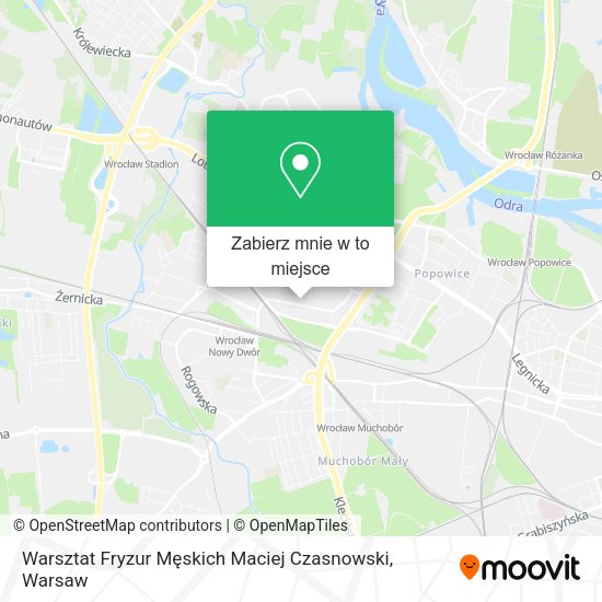 Mapa Warsztat Fryzur Męskich Maciej Czasnowski