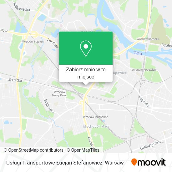 Mapa Usługi Transportowe Łucjan Stefanowicz