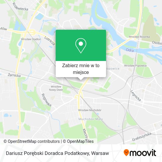 Mapa Dariusz Porębski Doradca Podatkowy