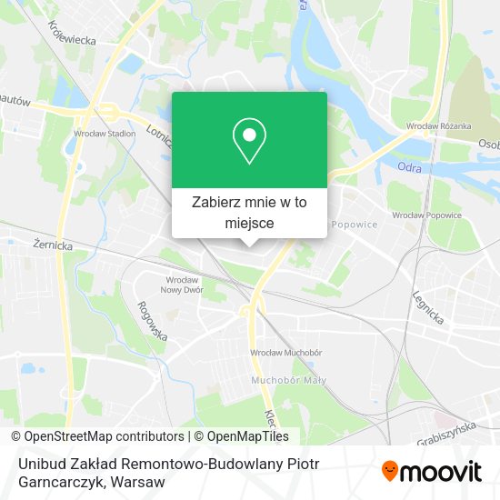 Mapa Unibud Zakład Remontowo-Budowlany Piotr Garncarczyk