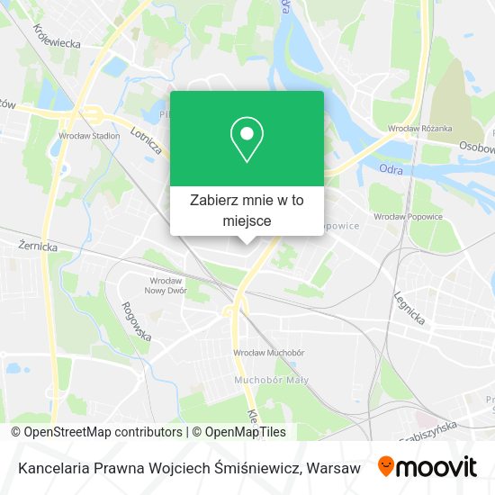 Mapa Kancelaria Prawna Wojciech Śmiśniewicz