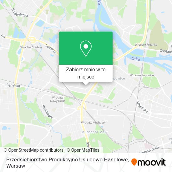 Mapa Przedsiebiorstwo Produkcyjno Uslugowo Handlowe