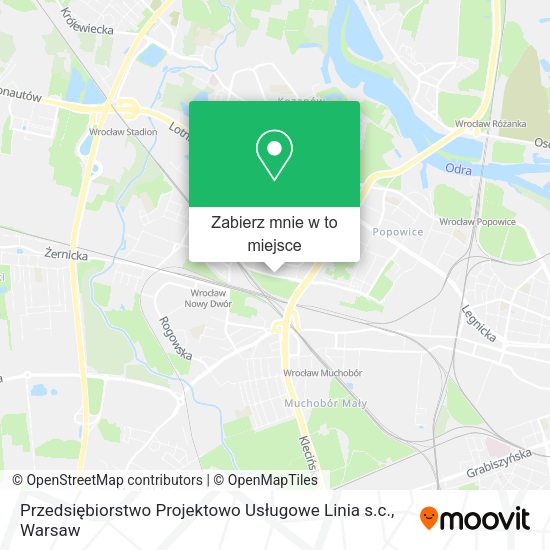 Mapa Przedsiębiorstwo Projektowo Usługowe Linia s.c.