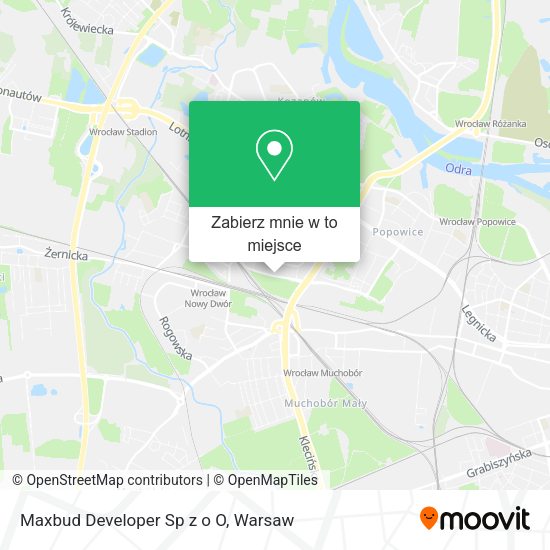 Mapa Maxbud Developer Sp z o O