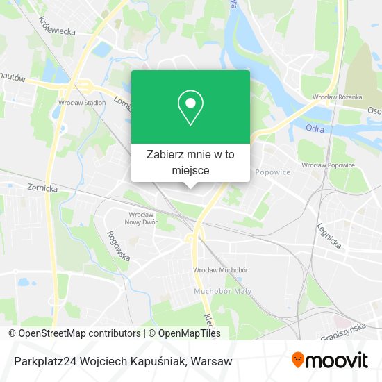 Mapa Parkplatz24 Wojciech Kapuśniak