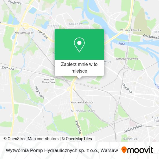 Mapa Wytwórnia Pomp Hydraulicznych sp. z o.o.