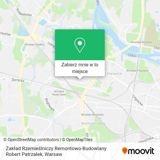 Mapa Zakład Rzemieślniczy Remontowo-Budowlany Robert Patrzałek