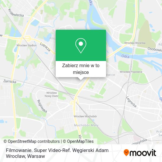 Mapa Filmowanie. Super Video-Ref. Węgierski Adam Wrocław