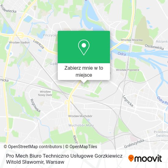 Mapa Pro Mech Biuro Techniczno Usługowe Gorzkiewicz Witold Sławomir