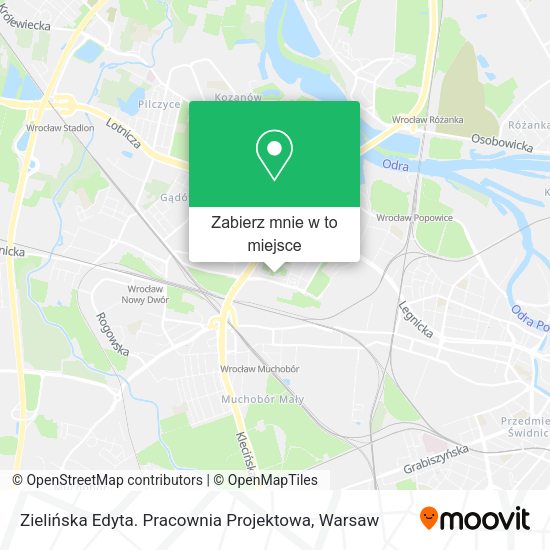 Mapa Zielińska Edyta. Pracownia Projektowa