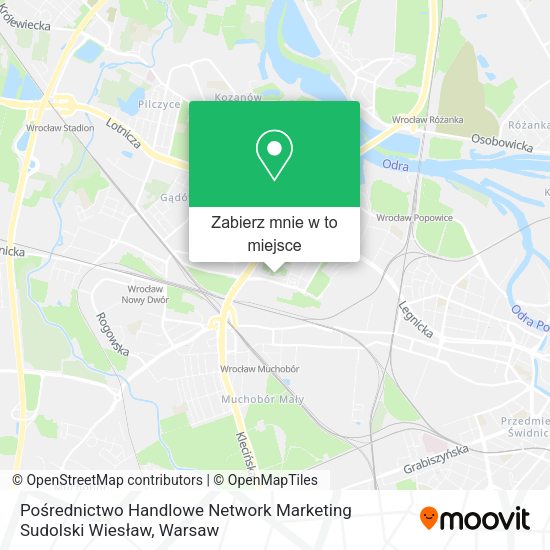 Mapa Pośrednictwo Handlowe Network Marketing Sudolski Wiesław