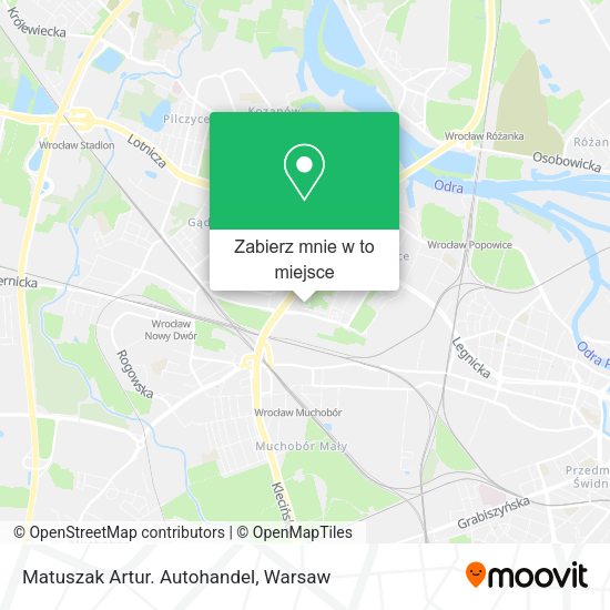 Mapa Matuszak Artur. Autohandel