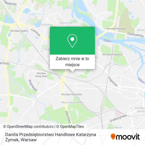 Mapa Danita Przedsiębiorstwo Handlowe Katarzyna Żymek