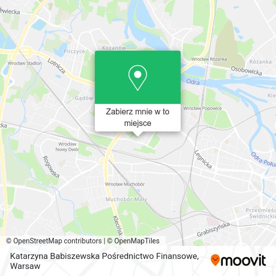 Mapa Katarzyna Babiszewska Pośrednictwo Finansowe