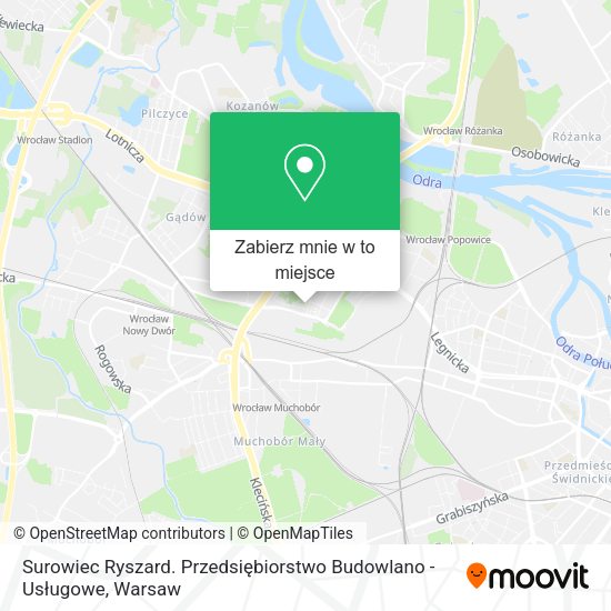 Mapa Surowiec Ryszard. Przedsiębiorstwo Budowlano - Usługowe