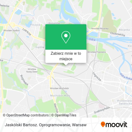 Mapa Jaskólski Bartosz. Oprogramowanie