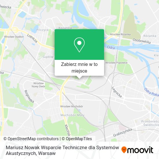 Mapa Mariusz Nowak Wsparcie Techniczne dla Systemów Akustycznych