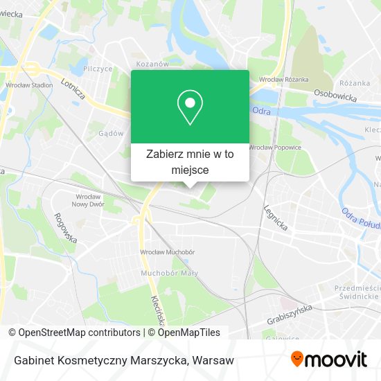 Mapa Gabinet Kosmetyczny Marszycka