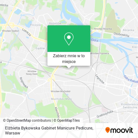 Mapa Elżbieta Bykowska Gabinet Manicure Pedicure