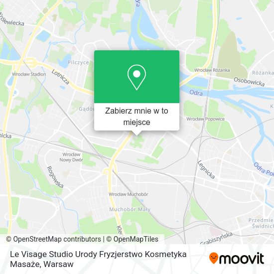 Mapa Le Visage Studio Urody Fryzjerstwo Kosmetyka Masaże