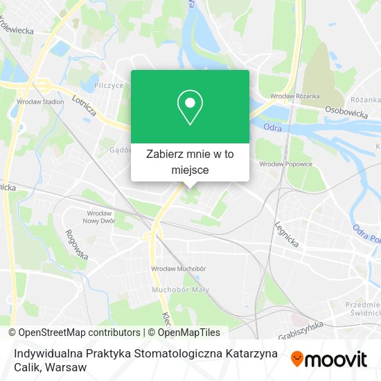 Mapa Indywidualna Praktyka Stomatologiczna Katarzyna Calik