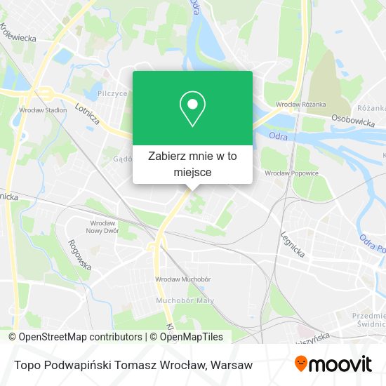 Mapa Topo Podwapiński Tomasz Wrocław