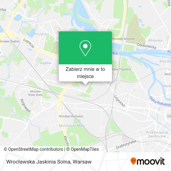 Mapa Wrocławska Jaskinia Solna