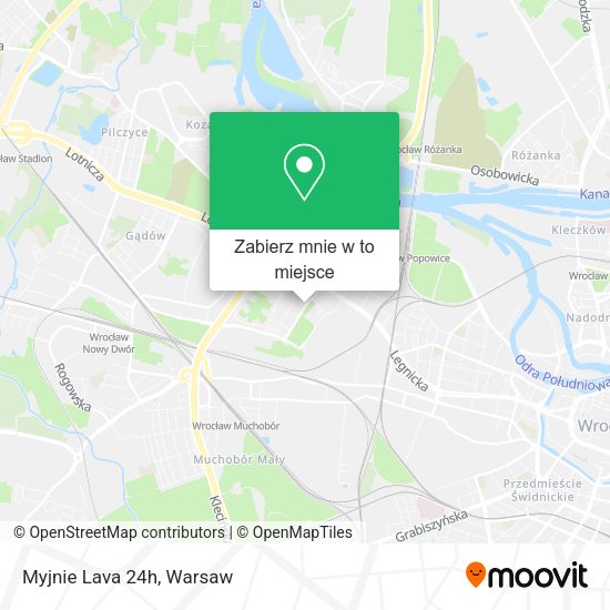 Mapa Myjnie Lava 24h