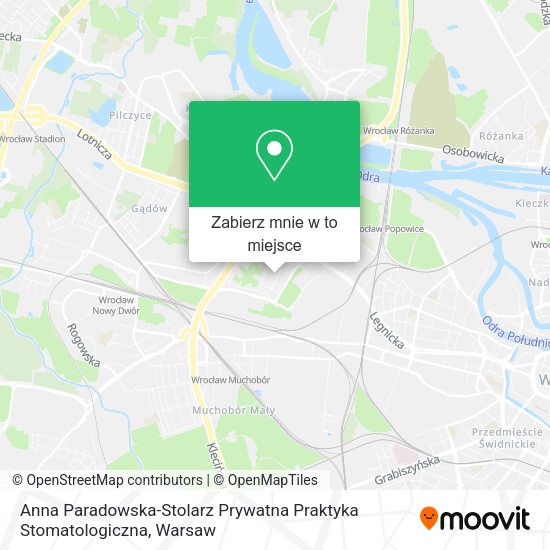 Mapa Anna Paradowska-Stolarz Prywatna Praktyka Stomatologiczna