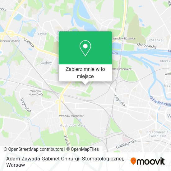 Mapa Adam Zawada Gabinet Chirurgii Stomatologicznej