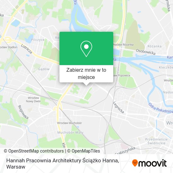 Mapa Hannah Pracownia Architektury Ściążko Hanna