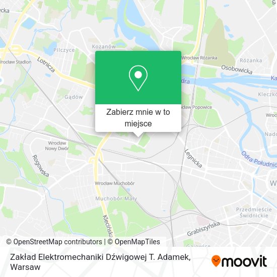 Mapa Zakład Elektromechaniki Dźwigowej T. Adamek