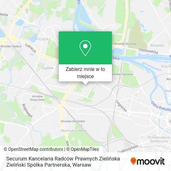 Mapa Securum Kancelaria Radców Prawnych Zielińska Zieliński Spółka Partnerska