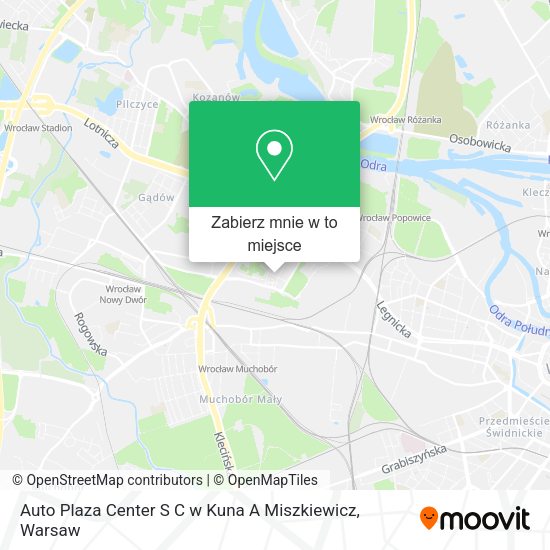 Mapa Auto Plaza Center S C w Kuna A Miszkiewicz