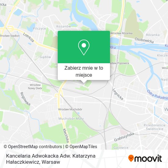 Mapa Kancelaria Adwokacka Adw. Katarzyna Hałaczkiewicz