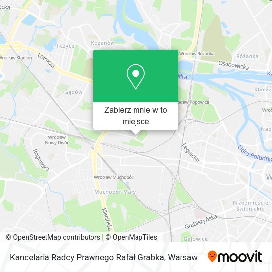 Mapa Kancelaria Radcy Prawnego Rafał Grabka