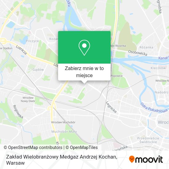 Mapa Zakład Wielobranżowy Medgaz Andrzej Kochan