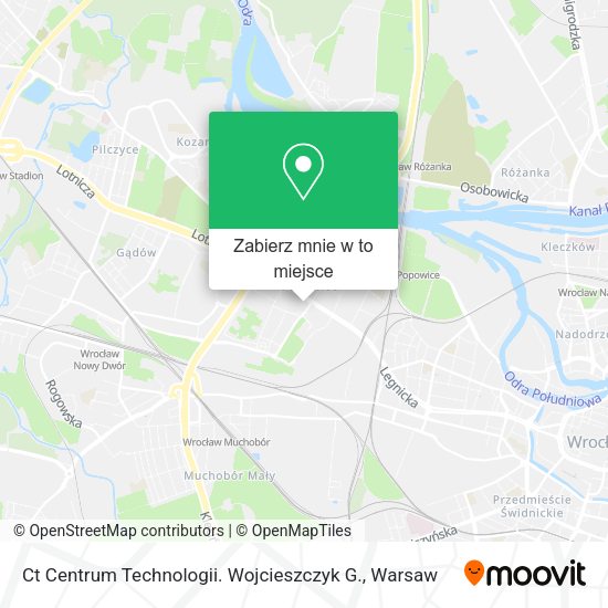 Mapa Ct Centrum Technologii. Wojcieszczyk G.