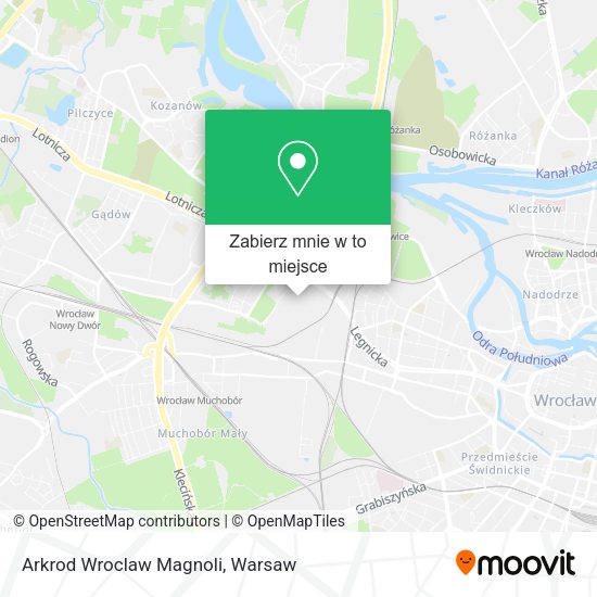 Mapa Arkrod Wroclaw Magnoli