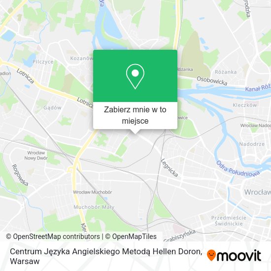 Mapa Centrum Języka Angielskiego Metodą Hellen Doron