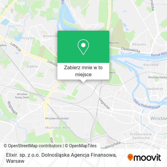 Mapa Elixir. sp. z o.o. Dolnośląska Agencja Finansowa