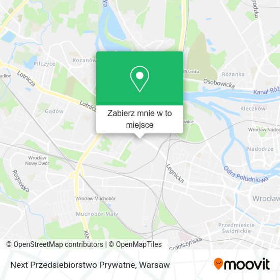 Mapa Next Przedsiebiorstwo Prywatne