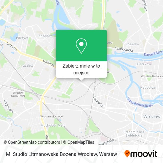 Mapa Ml Studio Litmanowska Bożena Wrocław