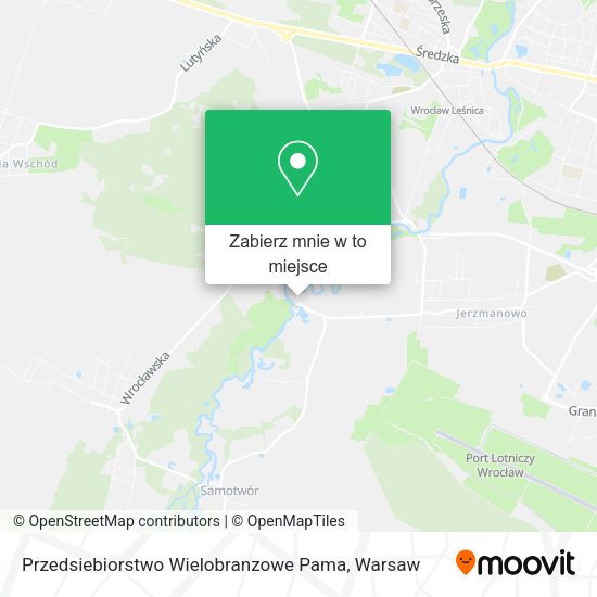 Mapa Przedsiebiorstwo Wielobranzowe Pama