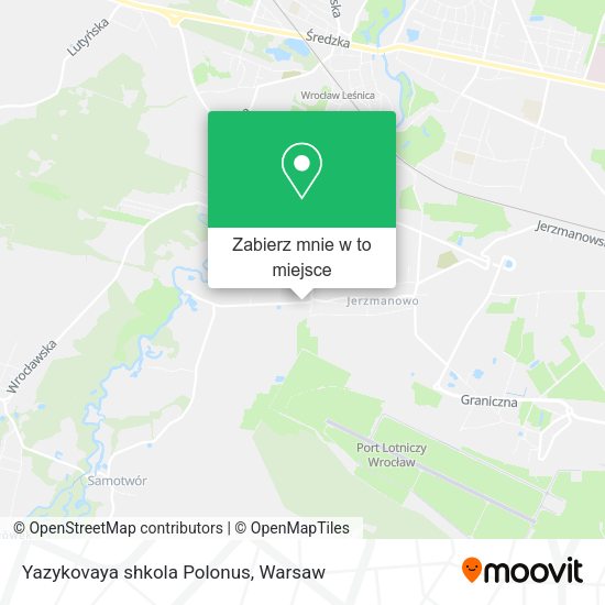 Mapa Yazykovaya shkola Polonus