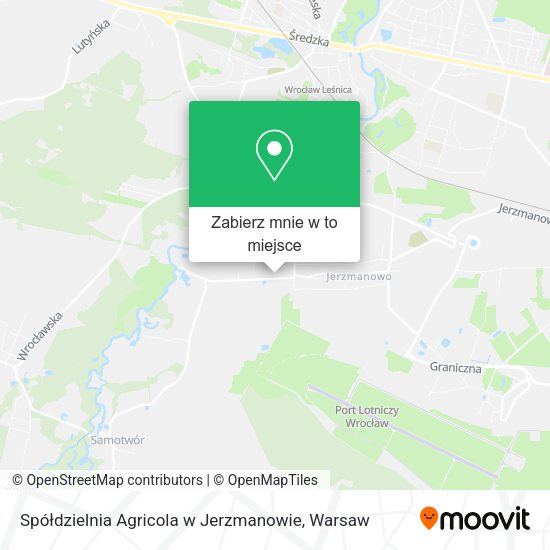 Mapa Spółdzielnia Agricola w Jerzmanowie