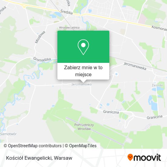 Mapa Kościół Ewangelicki