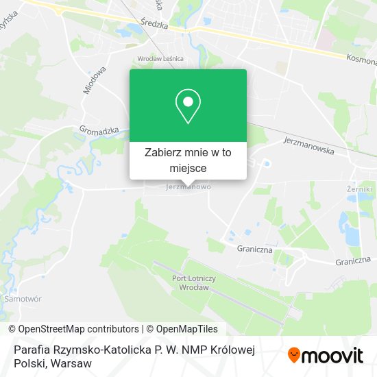 Mapa Parafia Rzymsko-Katolicka P. W. NMP Królowej Polski